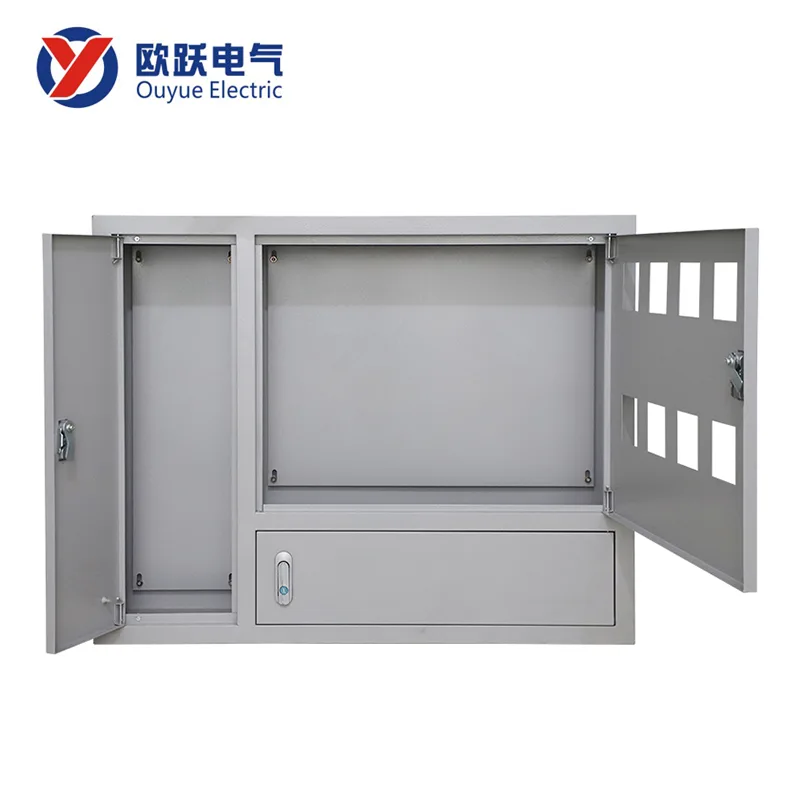 صندوق عداد كهرباء مدمج مخفي داخلي من الحديد